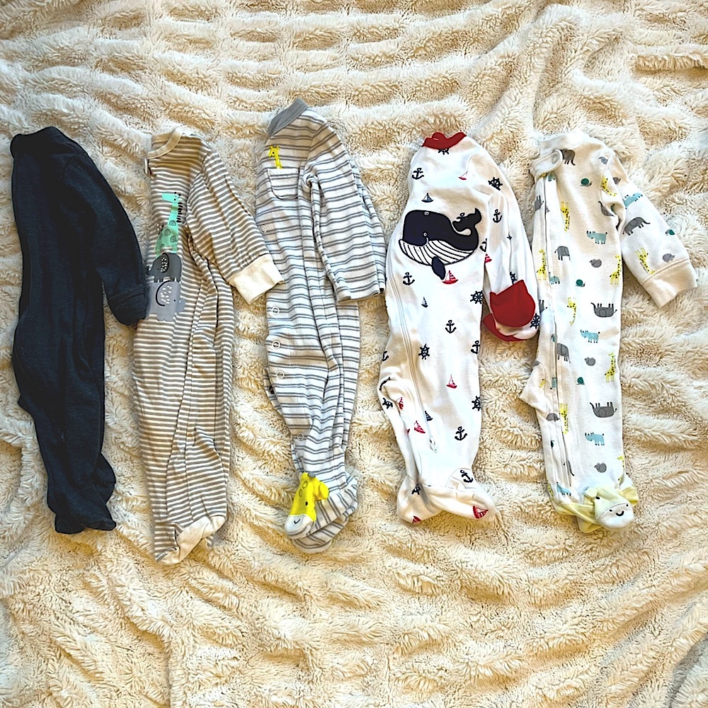 FREE ITEM INCLUDED Baby Boy Sleeper Bundle